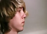 Young Blonde painting and wanking